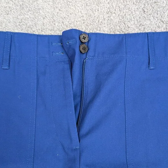 J Crew Women’s Blue Ultra Wide Leg Pants Slacks Size 8 - Picture 7 of 7